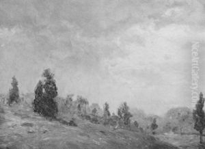 Autumn Hillside by John Joseph Enneking
