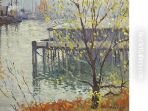 A Wet Morning by Joseph Eliot Enneking