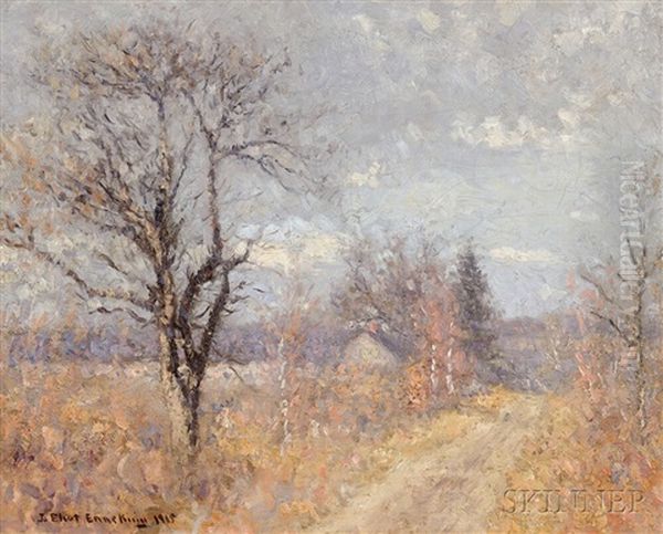 Road Through An October Field - view 1