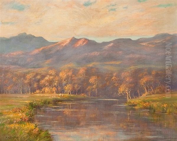 Evening Falls On The River - view 1