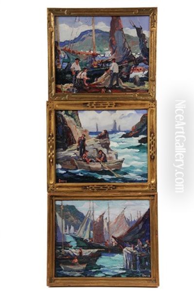 Net Menders; Out Of The Storm; The Sealers (3 Works) - view 1