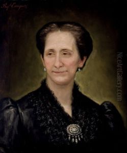 Retrato De Pilar Azcarraga by Rafeal Enriquez y Villanueva