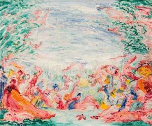 The Teasing Of Saint Anthony - Saint Antoine Turlupine (ca. 1938-39) by James Ensor