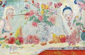 Flowers And Fruits - Fleurs Et Fruits (ca. 1938) by James Ensor