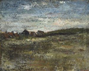 Maisons Dans Les Dunes (1880) by James Ensor