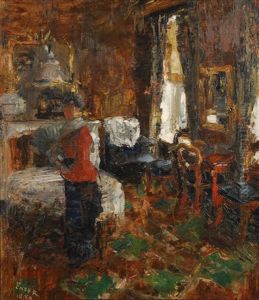 Le Salon Bourgeois by James Ensor