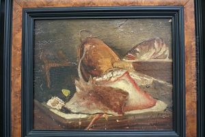 Nature Morte Aux Raies Et Esquisse De Nature Morte (recto-verso)