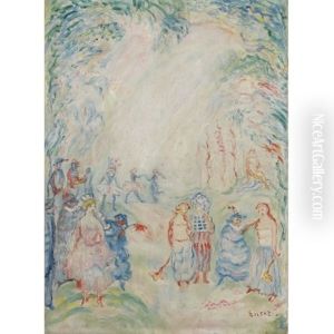 Figures Fleuries by James Ensor