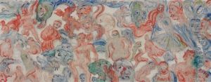 Monstres Entrelaces, Decousus, Entrelardes (a) by James Ensor