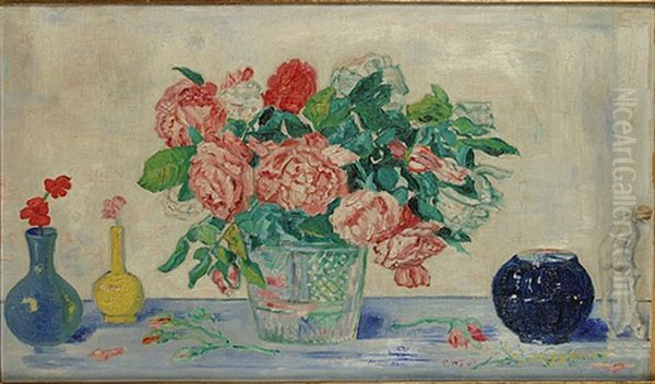 Rozen, Tanagra En Vazen - view 1