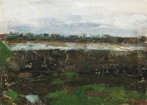 Landschap - Paysage by James Ensor