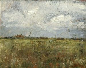 Paysage (dbl-sided) by James Ensor