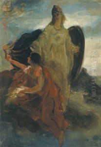 Scene Mythologique Avec Minerve by James Ensor