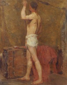 Figure Of A Standing Man by James Ensor
