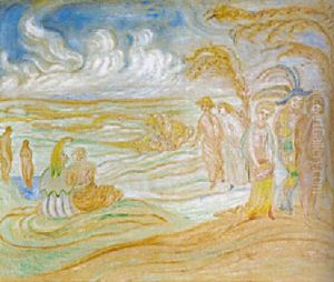 La Promenade Sentimentale (depart Pour Cythere) by James Ensor