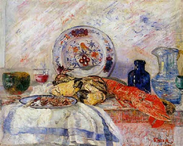 Nature Morte Au Homard Et Au Crabe - view 1