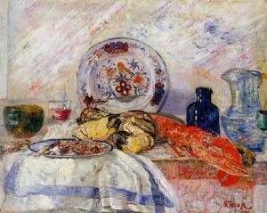 Nature Morte Au Homard Et Au Crabe