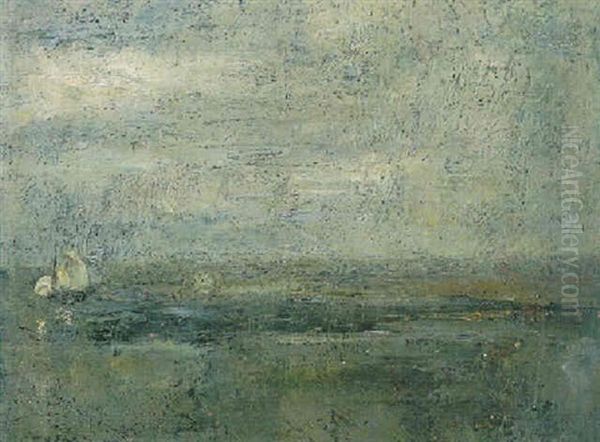 Marine Gris Au Voilier - view 1