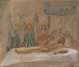 Le Christ Et Les Anges by James Ensor