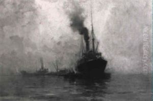 Harbour Scene by James Ensor