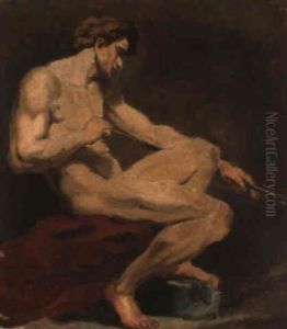 Le Modele De L'academie by James Ensor
