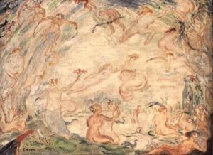 Gestes De Nymphes by James Ensor