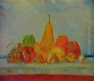 Les Fruits En Lumiere by James Ensor