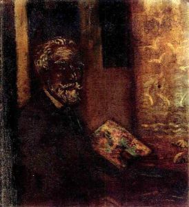 A Self Portrait Of The Artist by James Ensor