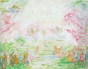 Le Parc Aux Oiselles by James Ensor