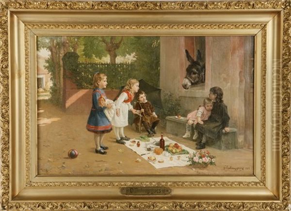The Interrupted Picnic by Charles Bertrand d' Entraygues