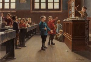 Concert In The Classroom by Charles Bertrand d' Entraygues