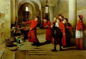 The Mischievous Choristers by Charles Bertrand d' Entraygues