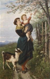 Die Kirschbluten by Rudolf Epp