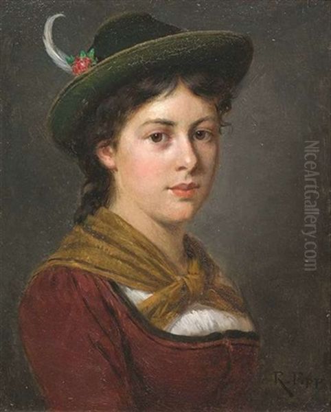 Bildnis Einer Jungen Tirolerin - view 1