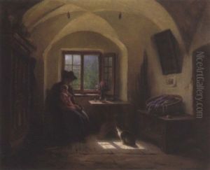 In Der Stube by Rudolf Epp