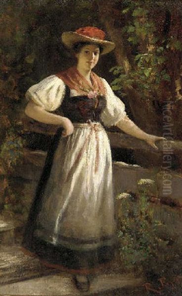 A Young Austrian Girl - view 1