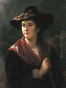 A Young Woman From Zillertal by Rudolf Epp
