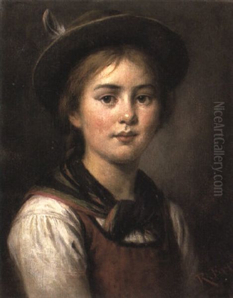 Portrait Of A Young Girl - view 1