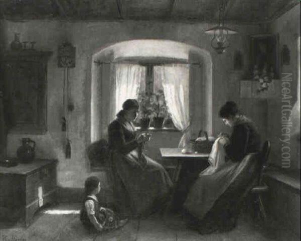 Bauerinnen In Der Stube - view 1