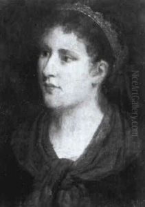 Junge Bauerinmit Brusttuch by Rudolf Epp