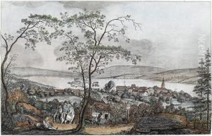 Prospect Von Thallweil Am Zurichsee N by Johann Jakob Aschmann