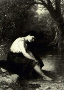The Bather by Rudolf Epp