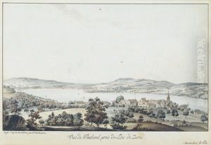 Vue De Thalweil, Pres Du Lac De Zuric Vue De Thalweil, Pres Du Lac De Zuric