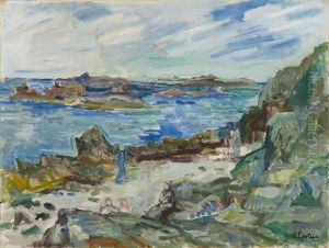Coast In Brittany by Henri Epstein
