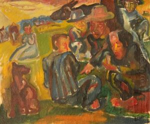 Le Marche Aux Bestiaux by Henri Epstein