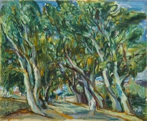 An Alley With Trees, 30s Of 20th Century by Henri Epstein