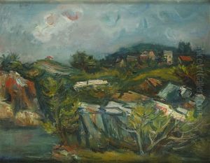 Landscape With Houses, 20s-30s Landscape With Houses, 20s-30s