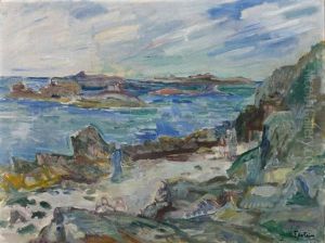 Paysage De Bord De Mer by Henri Epstein