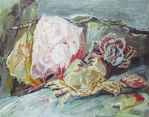 Martwa Natura Z Rajami I Krabami - view 1