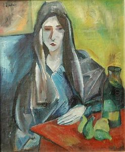 Kobieta Przy Stole by Henri Epstein